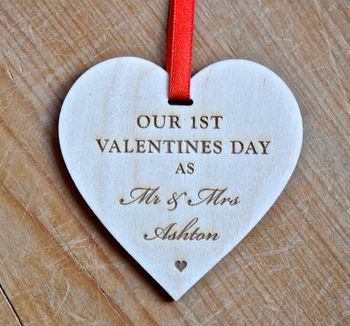 Valentine's Day Wooden Heart, 3 of 5