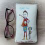 Personalised Super Dad Embroidered Glasses Case, thumbnail 1 of 4