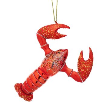 Glitter Lobster Christmas Bauble, 2 of 2