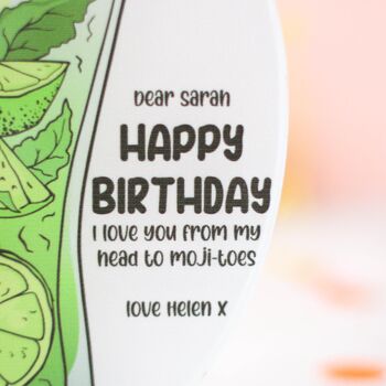 Personalised Mojito Cocktail Card, 4 of 7