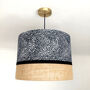 Spot And Hessian Mix Lampshade, thumbnail 1 of 5
