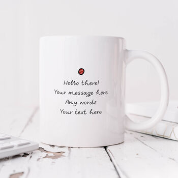 Personalised Mug 'Thinking About Cricket', 2 of 3