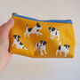 Mustard Puppies Leather Make Up Bag, thumbnail 1 of 3