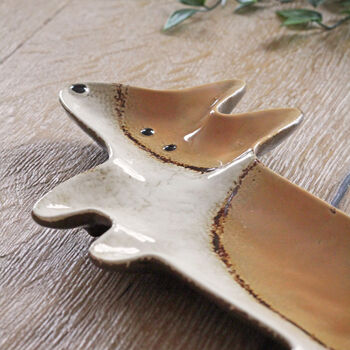 Ceramic Corgi Dish, 2 of 2