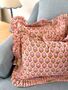 Floral Ruffle Cushion, thumbnail 1 of 3