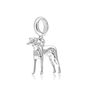 Greyhound Charm Sterling Silver, thumbnail 7 of 10
