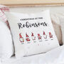 Personalised Gonk Family Christmas Cushion, thumbnail 6 of 8