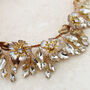 Gold Flower Bridal Crown, thumbnail 5 of 6