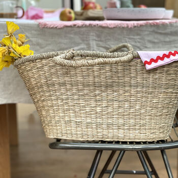 Basket Flower Shopping Bag, 2 of 4