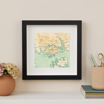 Personalised Singapore Map Print Wall Art, 2 of 5