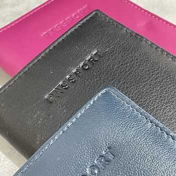 Personalised Leather Passport Holders For Explorers, 4 of 6