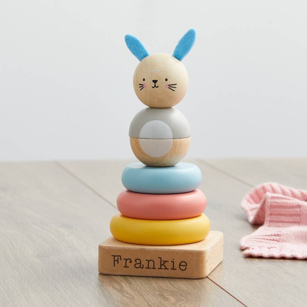 wooden animal stacker