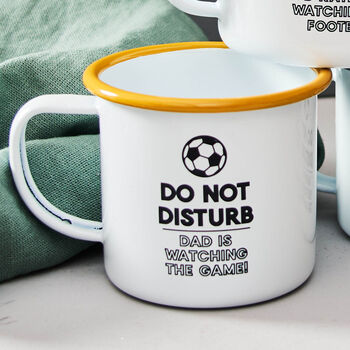 Enamel Personalised Football Mug, 2 of 5