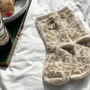 Monogrammed Women's Leopard Print Socks, thumbnail 2 of 4