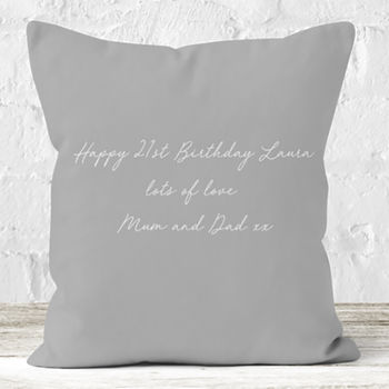 Personalised Year Cushion, 5 of 5