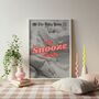 The Snooze Society Bedroom Print, thumbnail 1 of 3