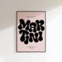 Espresso Martini Print | Cocktail Poster | Wall Art | A5 A4 A3 | Bold | Typographic | Drink | Bar | Print | Groovy |, thumbnail 3 of 7