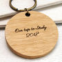 Personalised Special Destination Map Wooden Keyring, thumbnail 3 of 5