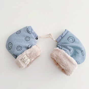 Kids Smiley Face Print Scooter And Bike Hand Warmer, 7 of 7