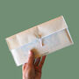 Reusable Organic Cotton Eco Envelope Tall, thumbnail 1 of 5