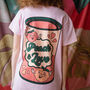 Peach And Love Women's Slogan T Shirt, thumbnail 5 of 7