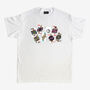 Newcastle Scattered Playing Cards T Shirt, thumbnail 2 of 4