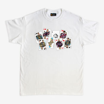 Newcastle Scattered Playing Cards T Shirt, 2 of 4