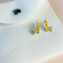 Sterling Silver Giraffe Stud Earrings, thumbnail 5 of 5