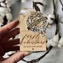 New Home With Wreath Personalised Christmas Decoration, thumbnail 4 of 4