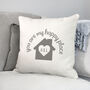 Personalised You Are My Happy Place Cushion, thumbnail 2 of 6