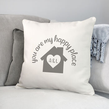 Personalised You Are My Happy Place Cushion, 2 of 6