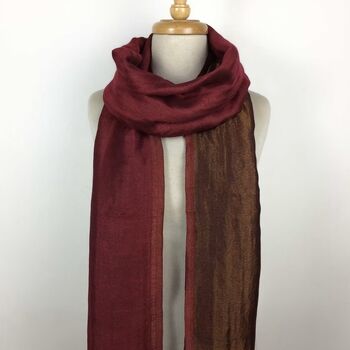 Reversible Merino Wool Shawl/ Scarf, 4 of 10