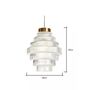 Fluted Ribbed Glass Lampshade, thumbnail 2 of 6