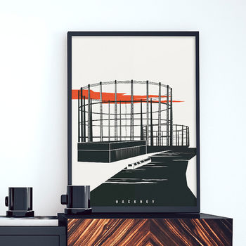 Industrial Skeletons Of London Illustrated Poster, 2 of 4
