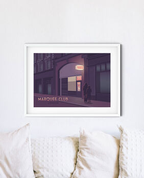 Marquee Club London Travel Poster Art Print, 3 of 8