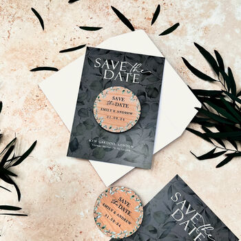Botanical Save The Date Magnet Cards, 5 of 7