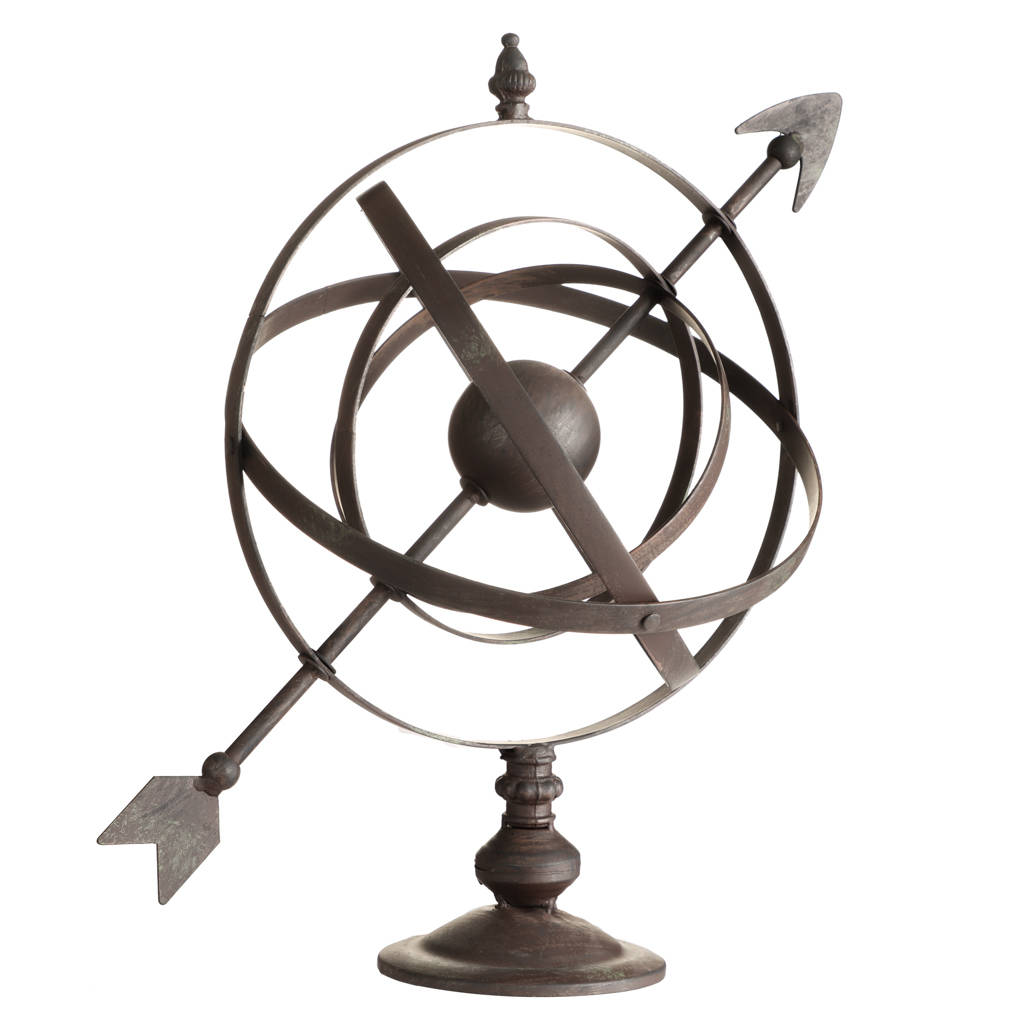 cast iron armillary sphere garden sculpture by dibor