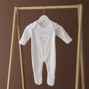 Personalised Hello World Baby Grow Stars, 2 of 3