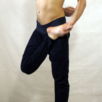 Mens Handmade Harem Pants, Yoga And Lounge Pants, 3 of 4