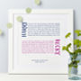 Wedding Vows Personalised Print, thumbnail 1 of 10