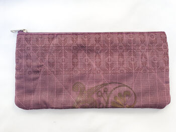 Handmade Colourful Sari Zipper Pouches, Handmade Clutch Bags, Pencil Case, 9 of 11