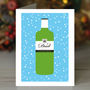 Personalised 'Gin' Christmas Card, thumbnail 1 of 3