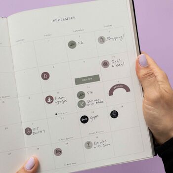 2023 Weekly Planner Lilac Vegan Leather, 12 of 12