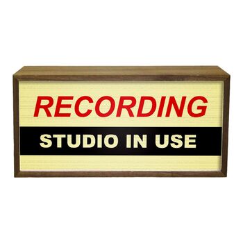 Wooden Light Box Recording Studio In Use, 3 of 5