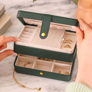Personalised Foiled Jewellery Box Travel Gift For Her, 8 of 12