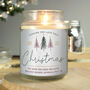 Personalised Sending You Love Christmas Jar Candle, thumbnail 1 of 5