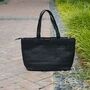 Leather Hand Woven Leather Bag Oversize, thumbnail 5 of 12