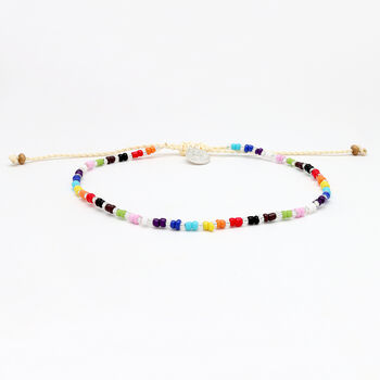 Bangga Beaded Anklet Just Like Us Pride Collection, 4 of 8