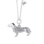 Personalised Dachshund Sterling Silver Necklace, thumbnail 2 of 7