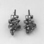 Silver Kinetic Stud Earrings For Relaxation, thumbnail 4 of 6